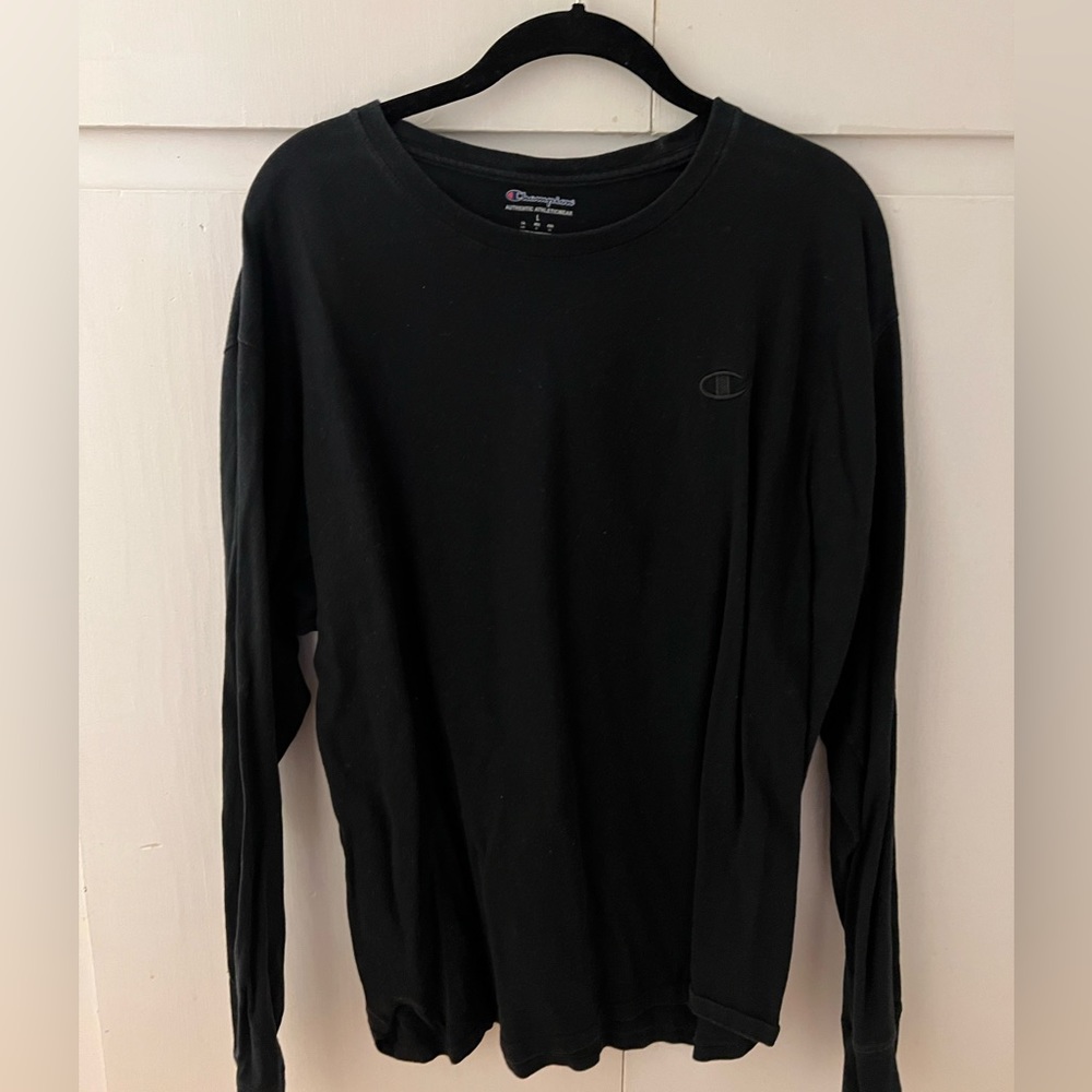 Men’s Black Champion Long Sleeve